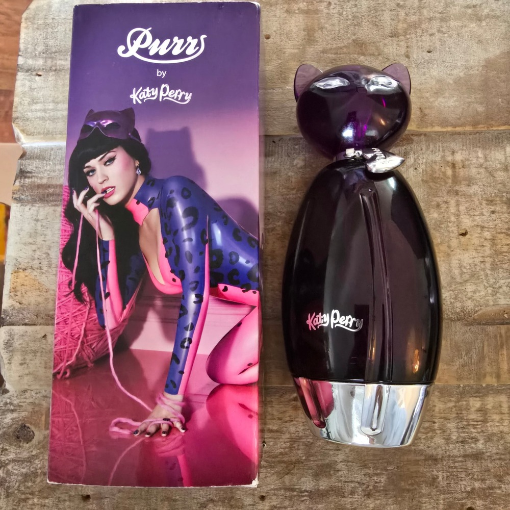 Katy Perry Purr Eau de Parfum Natural Spray 6 fl oz 175ml Purple Cat Bottle New